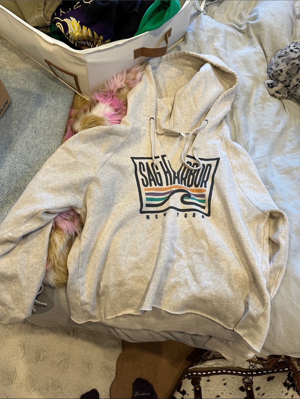 Sag Harbor crop hoodie